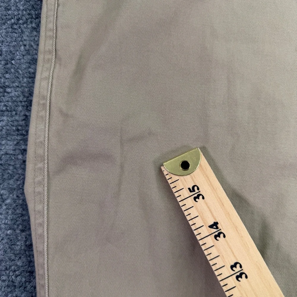 St Johns Bay Shorts Mens 42 (43x9) British Khaki Comfort Stretch Power Waistband